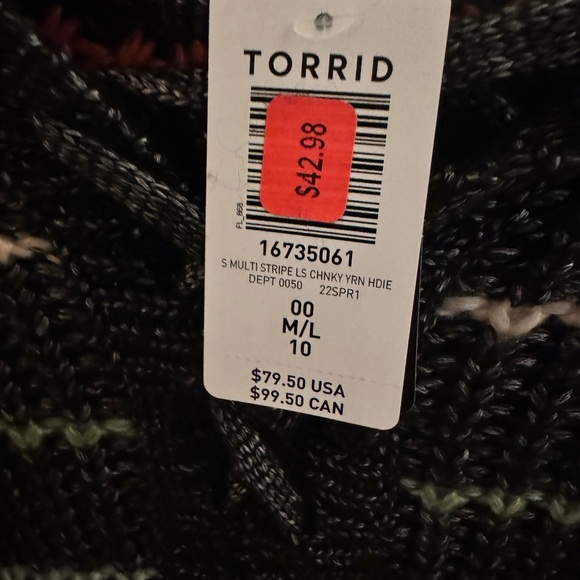 Torrid sweater. New with tags. - Picture 4 of 4
